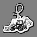 Backhoe Tractor Luggage/Bag Tag W/ Tab